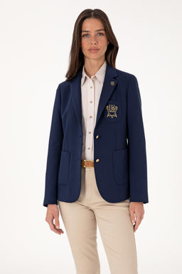 Kad_n Lacivert Ceket Sepette S_rpriz _ndirim - U.s. polo assn фото 3