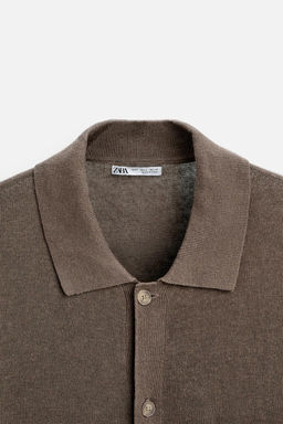COTTON - LINEN CARDIGAN - Zara фото 8