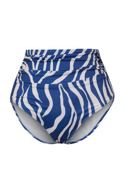 Zebra Desenli Toparlay?c? Yuksek Bel Hipster Core Bikini Alt? TBESS20BA0018