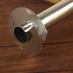 Нож фигурный для ананаса/нарезки фруктов, 9×25 см, чёрный