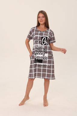 Туника женская Уют эдем на коричневом - Амадэль фото 2