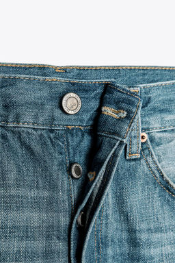 JEANS ZW COLLECTION RELAXED MID-WAIST - Zara фото 9