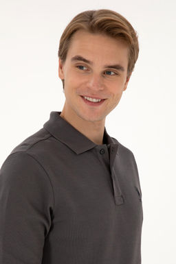 Erkek Gri Basic Sweatshirt Sepette S_rpriz _ndirim - U.s. polo assn фото 2
