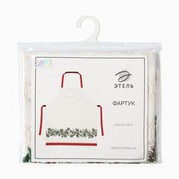Фартук Этель Christmas wreath, 60?70 см, 100% хлопок, саржа 190 г/м?