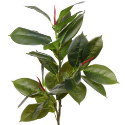 Искусственное растение "Ветка Фикуса" 100см зеленая