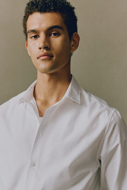 Camisa de facil planchado Slim Fit - H&m фото 3