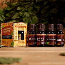 Набор Настоящему банщику!: 4 аромамасла 15мл