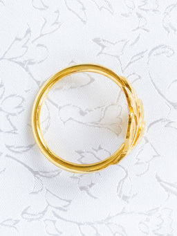 Кольца для салфеток 6 штук Веточка Золото / JG05 /уп 200/ - Галеонтрейд фото 4