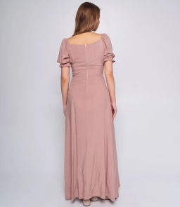 Платье #ОКТ035002, пудровый