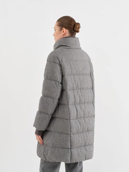 Conso/WDM 230569 - grey Пуховое пальто  фото 5