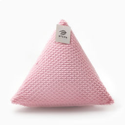 Подушка Этель Треугольник , ширина 40 см, цвет розовый  фото 4