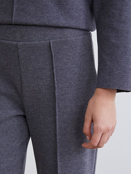 Beli Lastikli Kad?n Triko Pantolon