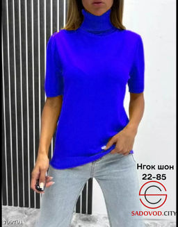 Водолазка женская с коротким рукавов - Bruno фото 4