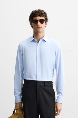 TEXTURED STRETCH SHIRT - Zara фото 18
