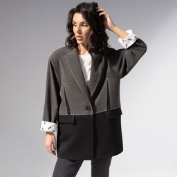 Жакет с контрастными швами, Решительный ход - Charutti фото 4