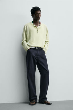 PANTAL?N CARGO STRAIGHT FIT / Marino oscuro - Zara фото 7