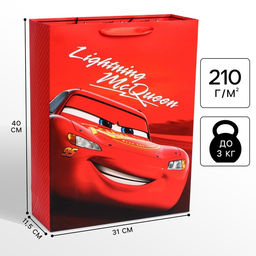 Пакет подарочный «Машинка», 31 × 40 × 11.5 см