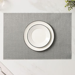 Набор салфеток сервировочных Доляна Star, 4 шт, 4530 см, цвет серый  фото 6