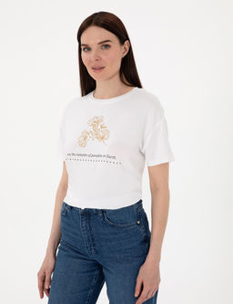 Beyaz Regular Fit Ti__rt