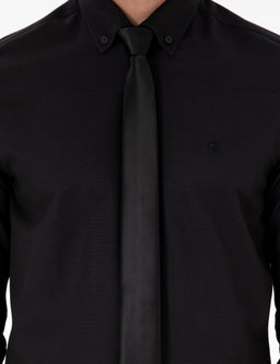 Siyah Slim Fit Uzun Kollu G_mlek