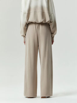 Брюки Emka из хлопка бежевые фото 5