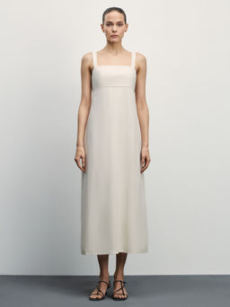 Платье миди изо льна / Zarina  фото 6