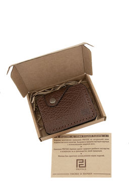 Портмоне-кардхолдер MK-7.26 темно-коричневый - Protege фото 4