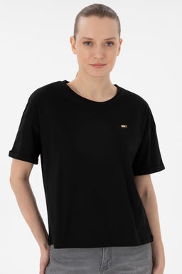 Kad_n Siyah Ti__rt Sepette S_rpriz _ndirim - U.s. polo assn фото 3