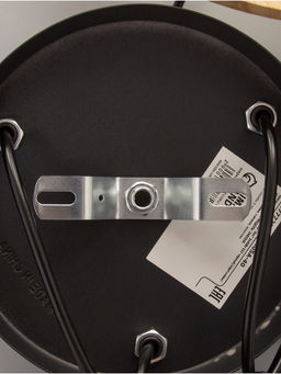 Светильник BayerLux ЭКО «Лот» 3×40 Вт Е27 черный/коричневый 42×42×12(+100)см