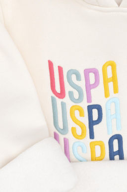 Кремовый свитшот для девочки Неожиданная скидка в корзине - U.s. polo assn фото 5