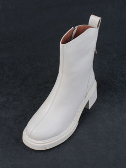 04-M3-L807 BEIGE Ботинки зимние женские (натуральная кожа, натуральный мех)