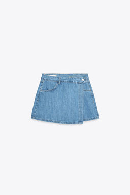 Z1975 WRAP DENIM SKORT - Zara фото 6