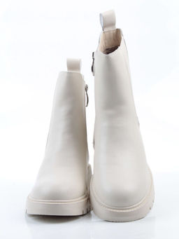 04-PAT177-2Z MILK Ботинки зимние женские (натуральная кожа, 100% шерсть)