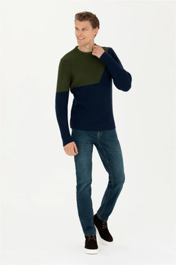 Мужской темно-синий свитер - U.s. polo assn фото 11