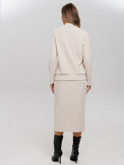 Костюм женский К-242 (лапша Софт г/к) Темно-серый - Elenatex фото 33