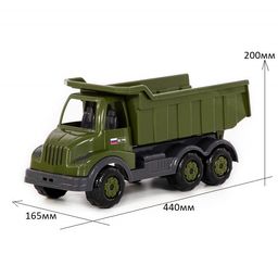 Самосвал военный "Муромец" (48585) в сеточке 44х16,5х20см, Полесье