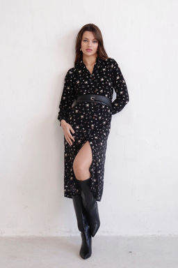 Платье-рубашка с английским воротником принт - Martichelli фото 291