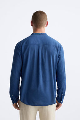 BURUSUK GORUNUMLU PAMUKLU GOMLEK - Zara фото 35