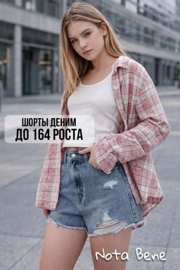 Шорты джинсовые