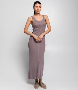 Платье #КТ5425 (1), бежево-серый - Dommod фото 4