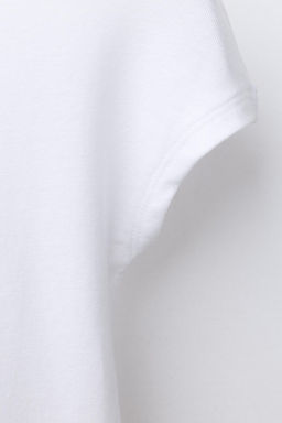 T-SHIRT WITH COTTON AND MODAL - Zara фото 4