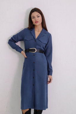 Платье-рубашка с английским воротником - Martichelli фото 2