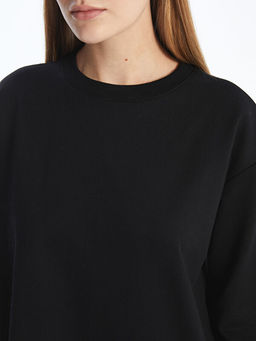 Bisiklet Yaka Kad?n Sweatshirt Elbise