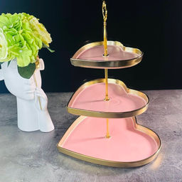 122-047 Трехъярусная этажерка MULTICOLOR в под.уп.(х6)Фарфор - Lenardi фото 2