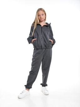 Комплект спортивный для девочки 22-7648 графит - Mini maxi фото 15