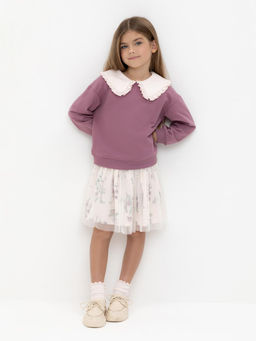 Crockid _ КР 7129/розовый,полевые бабочки к553 юбка для дев  фото 5