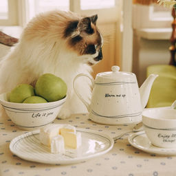 Салатники SL Home Милый дом, 700 мл, d=16 см, фарфор, набор 2 шт., белые