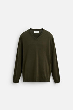 WOOL - COTTON SWEATER - Zara фото 7