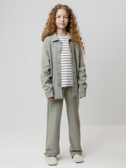 КР 302812/лесной туман к583 рубашка для дев - Crockid фото 4