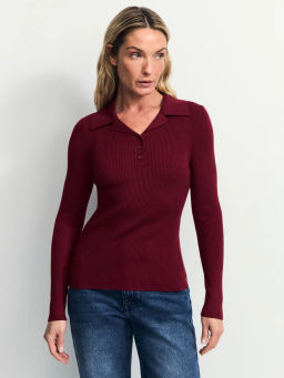 Джемпер из вискозы с отложным воротником / Zarina фото 4